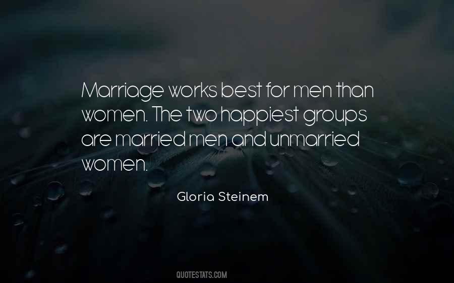 Unmarried Women Quotes #270575