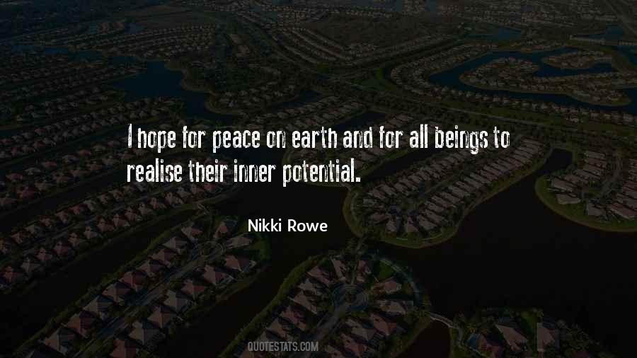 Peace On Quotes #1539882