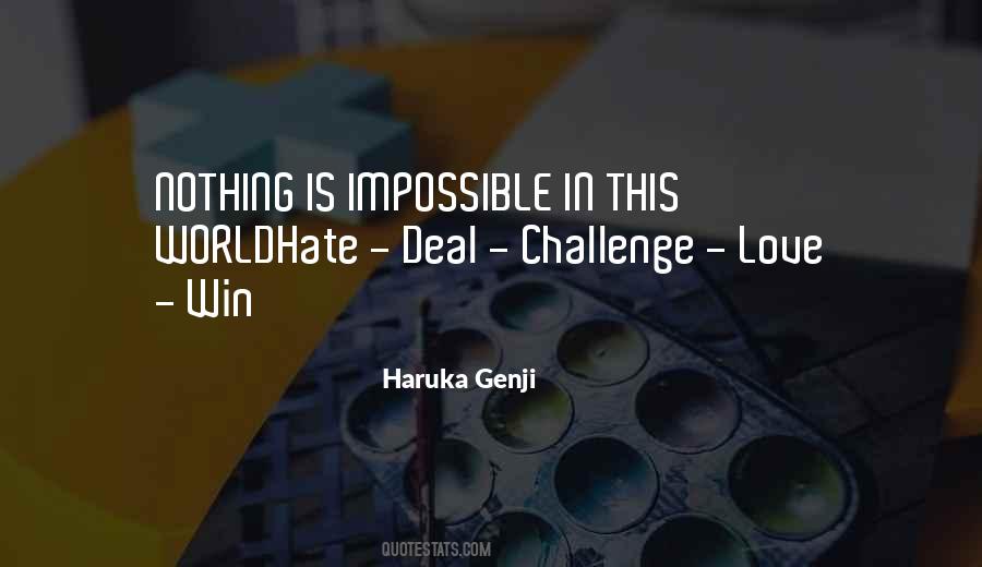 Love To Win The World Quotes #1226977