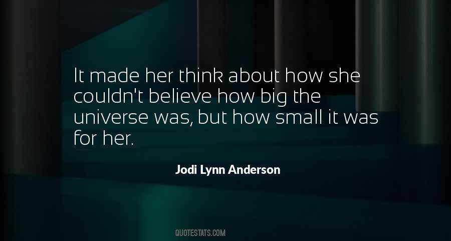How Big The Universe Is Quotes #135175