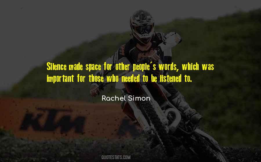 Other People S Words Quotes #1007581