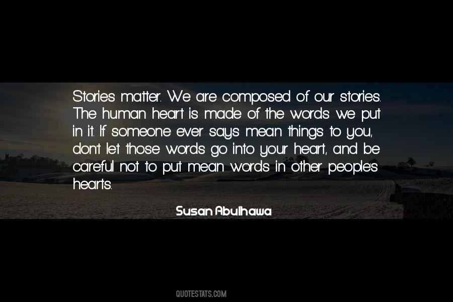 Other People S Words Quotes #1220806