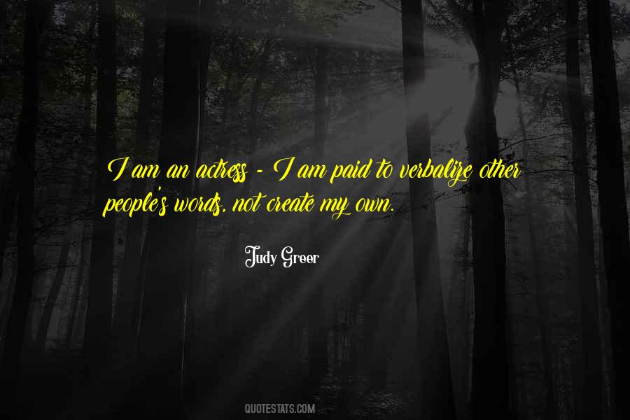 Other People S Words Quotes #398595