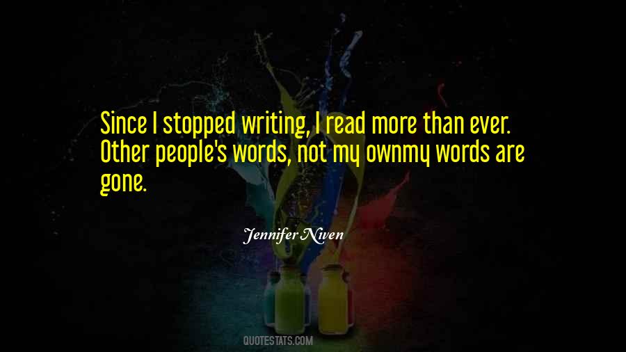 Other People S Words Quotes #663081