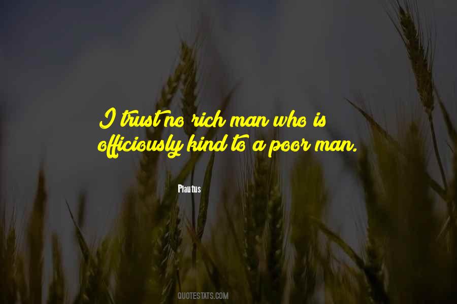 Man Poor Quotes #206334