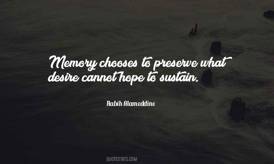 Memory Hope Quotes #939497
