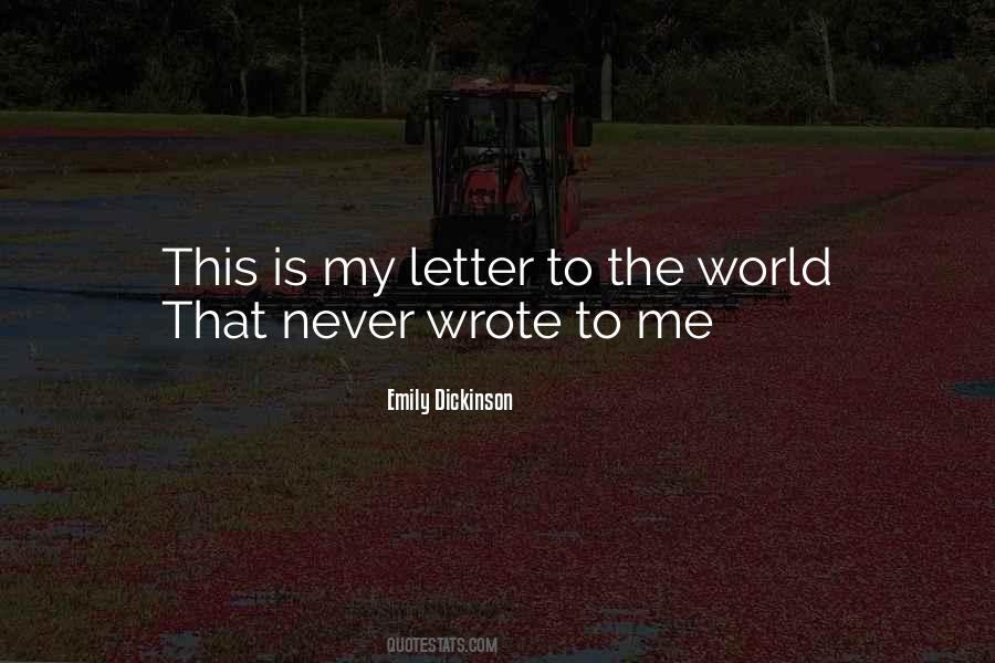 My Letter Quotes #461325