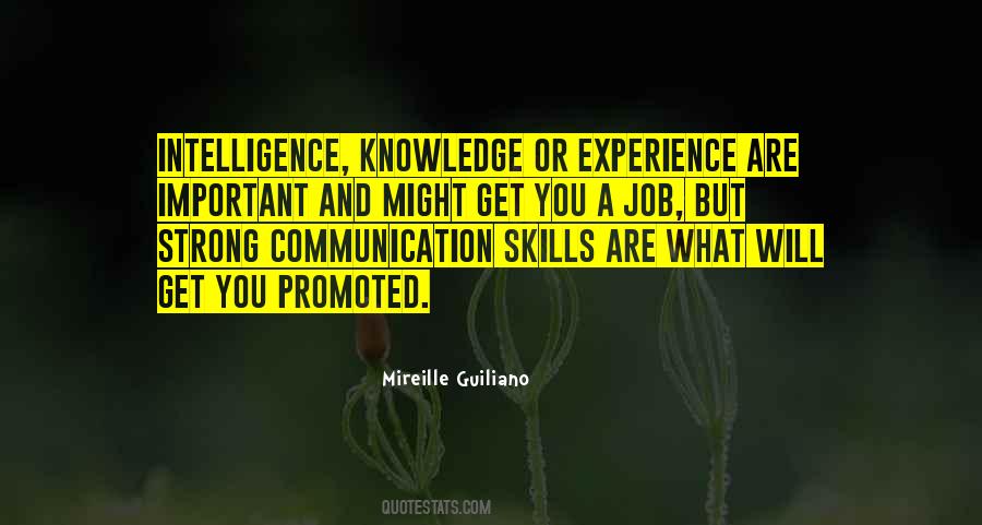 Knowledge Or Experience Quotes #1718381