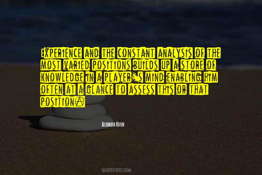 Knowledge Or Experience Quotes #1739229