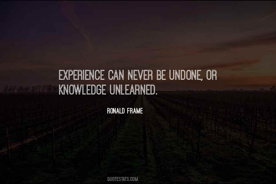 Knowledge Or Experience Quotes #240946