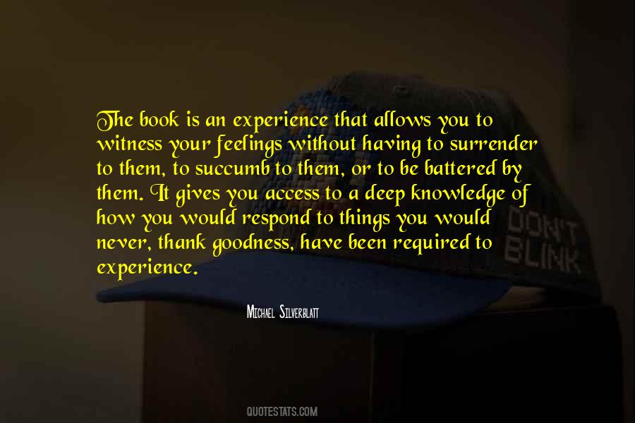 Knowledge Or Experience Quotes #495349