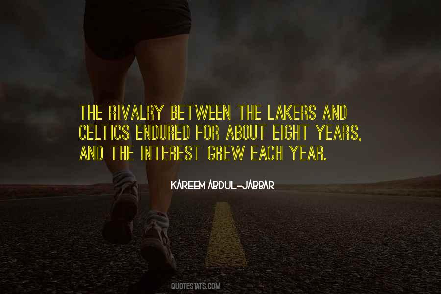 Celtics Lakers Rivalry Quotes #938485
