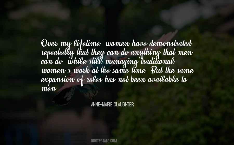 Women S Roles Quotes #1295660