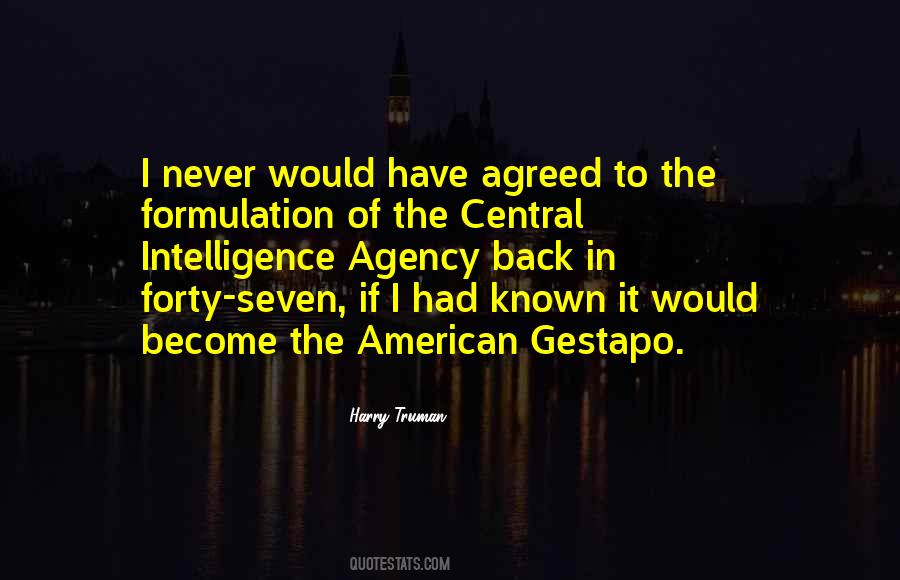 Central Intelligence Agency Quotes #1744650