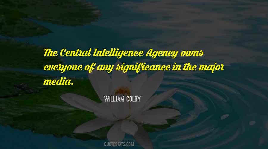 Central Intelligence Agency Quotes #189368