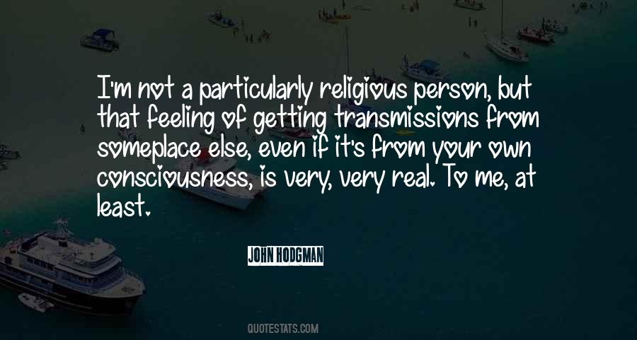 Religious Person Quotes #1069949