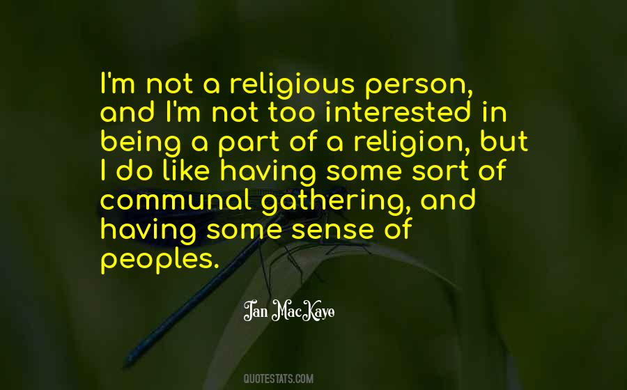 Religious Person Quotes #1239348