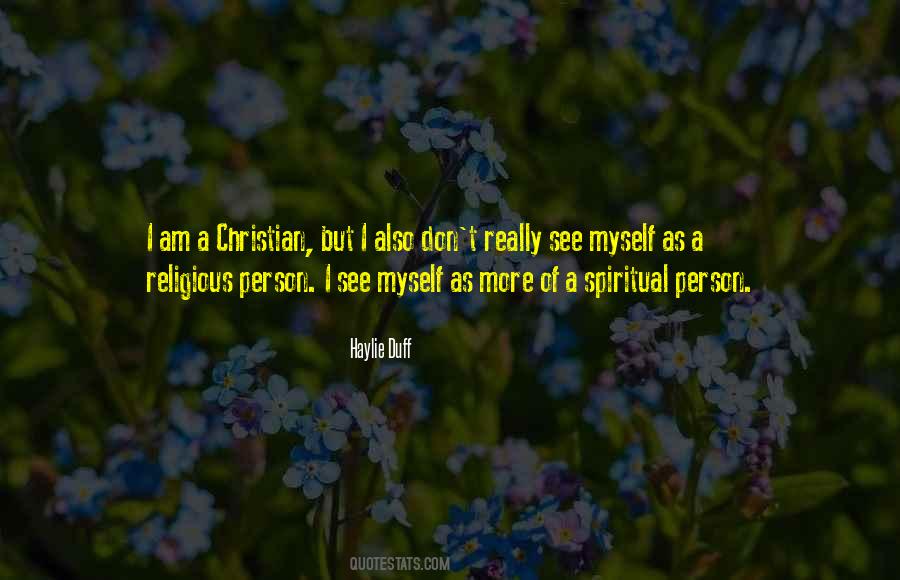 Religious Person Quotes #474290