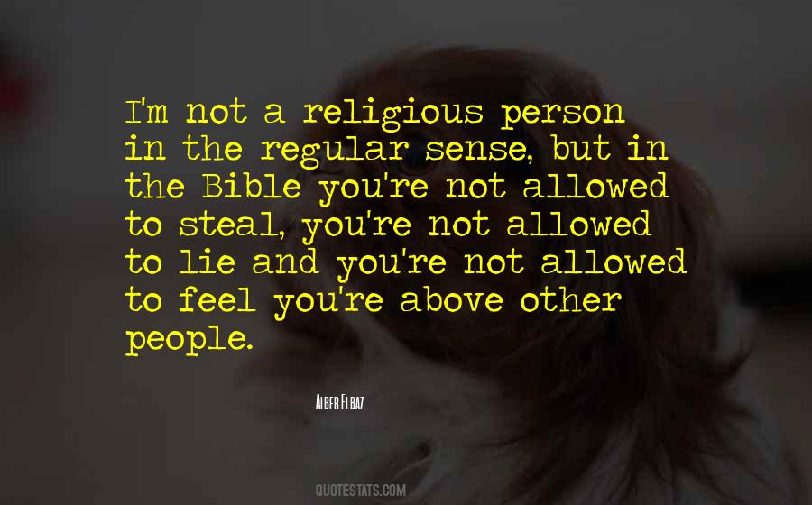 Religious Person Quotes #863794