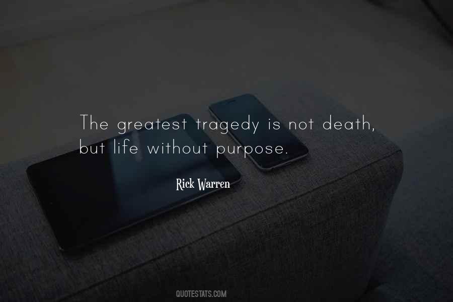 Life Tragedy Quotes #33523