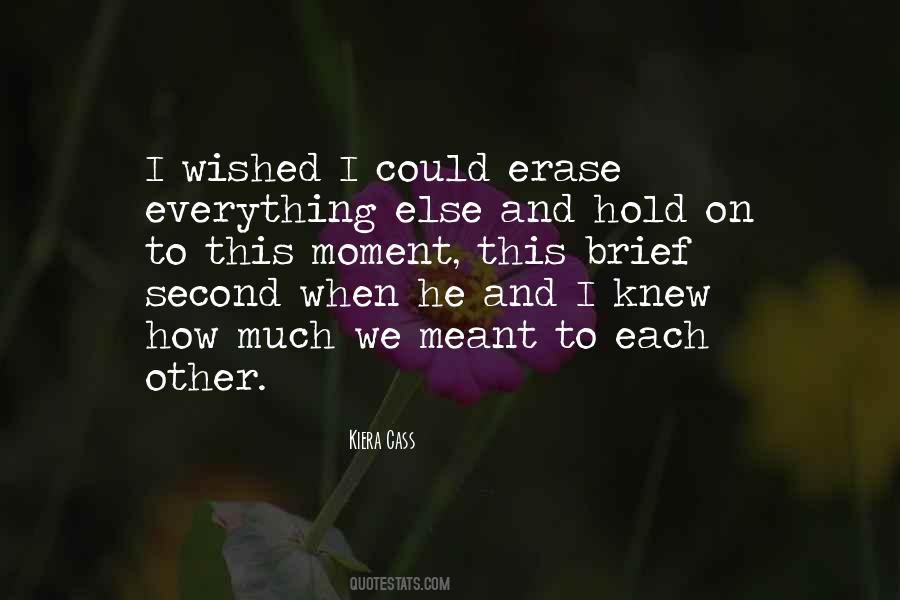 Erase Love Quotes #1046375