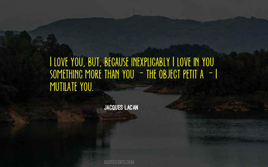 Lacan On Love Quotes #638920