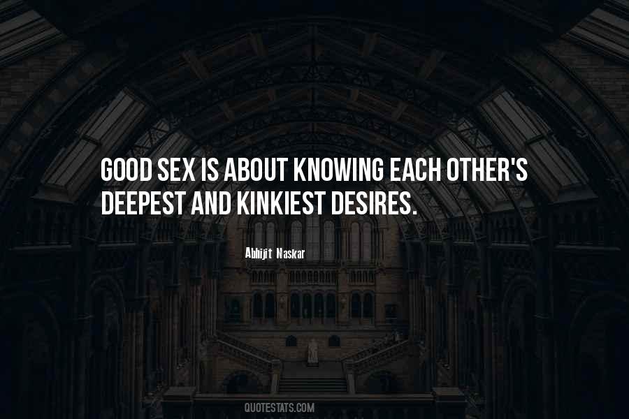 Kinky Sex Quotes #1455188