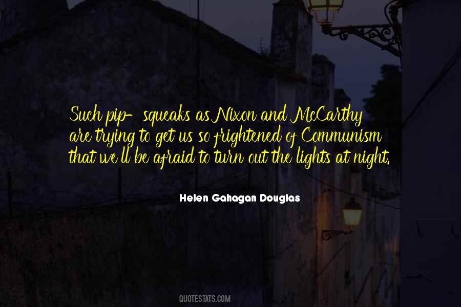 Quotes About Lights At Night #1407398