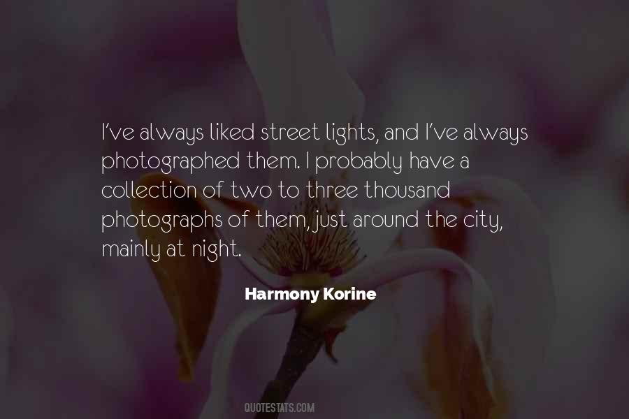 Quotes About Lights At Night #1551501