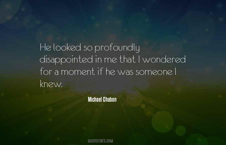 Chabon Quotes #96227