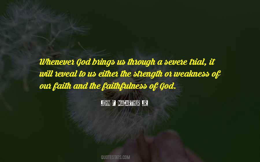 God Our Strength Quotes #1106573