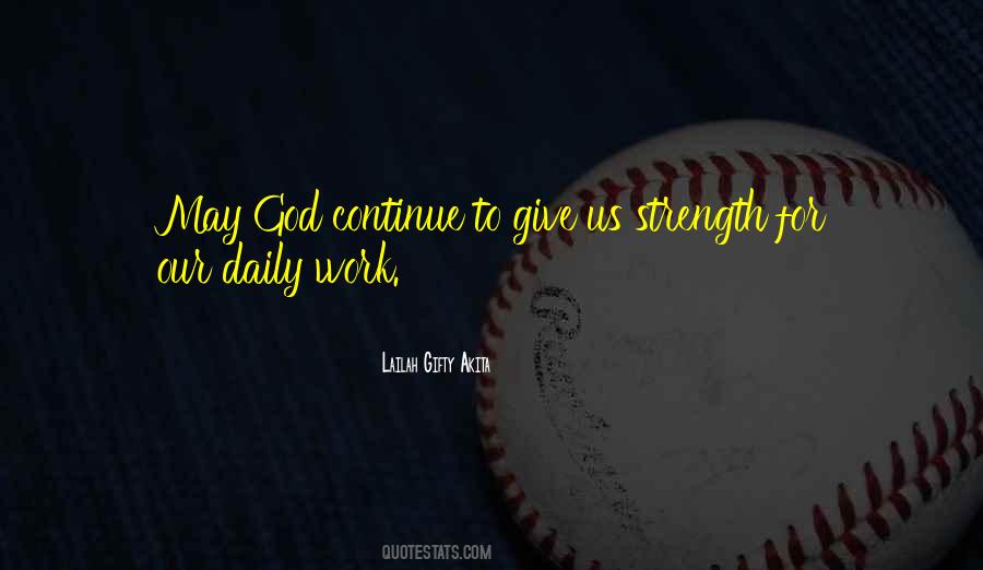 God Our Strength Quotes #939607