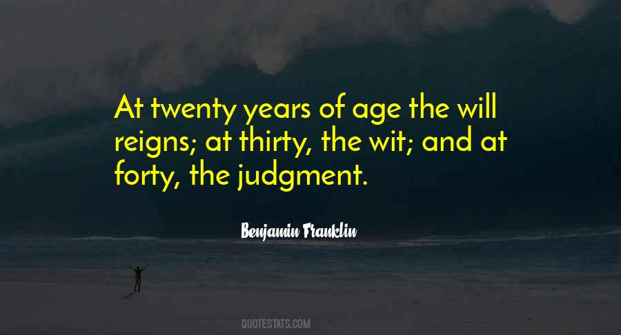 Age Twenty Quotes #1031747