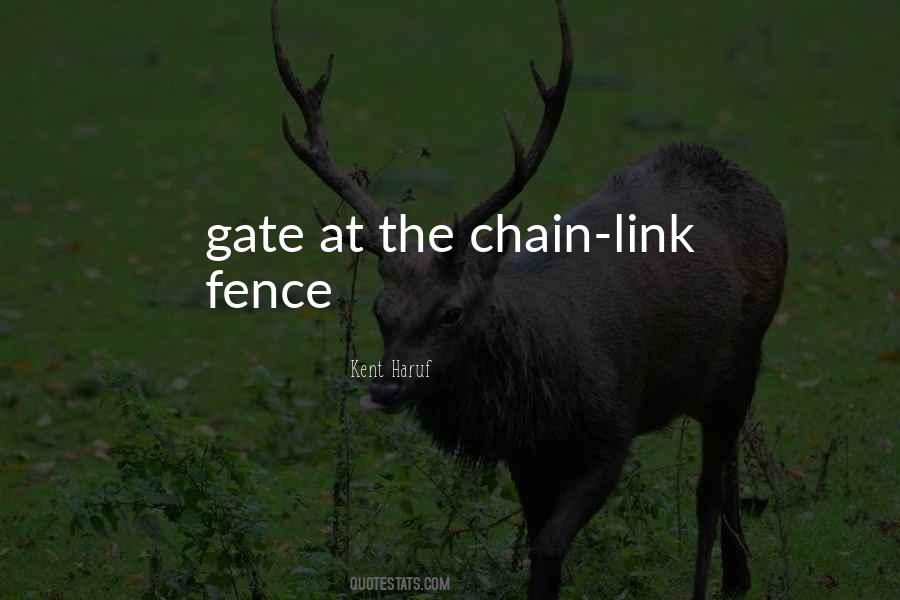 Chain Link Fence Quotes #1201158