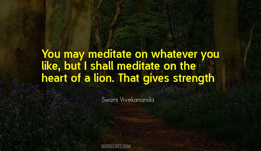 Strength Of The Heart Quotes #47057