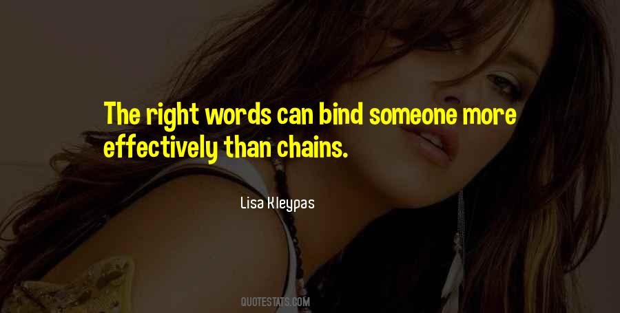 Chains That Bind Quotes #952747
