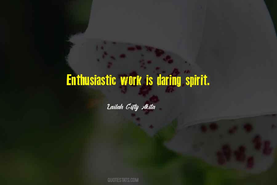 Working Spirit Quotes #1374079