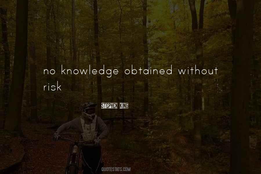 No Knowledge Quotes #1080747