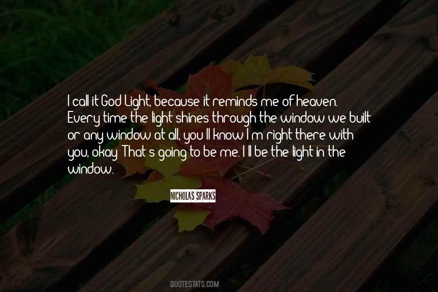 Quotes About Light Through A Window #364521