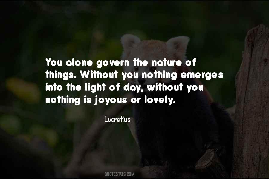 Quotes About Light Nature #82613