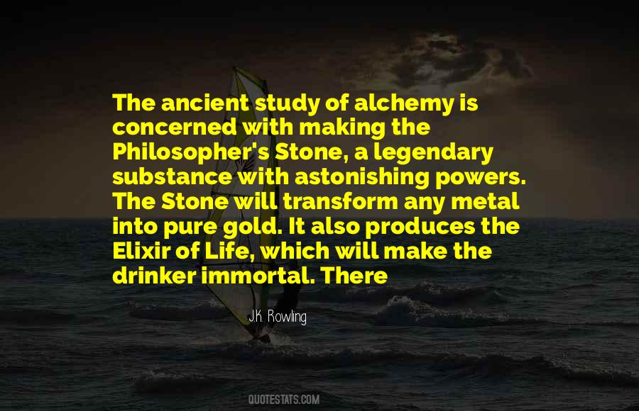 Philosopher S Stone Quotes #1780605