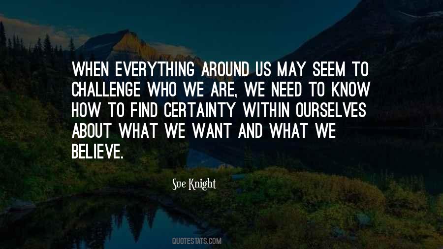 Challenge Ourselves Quotes #255849