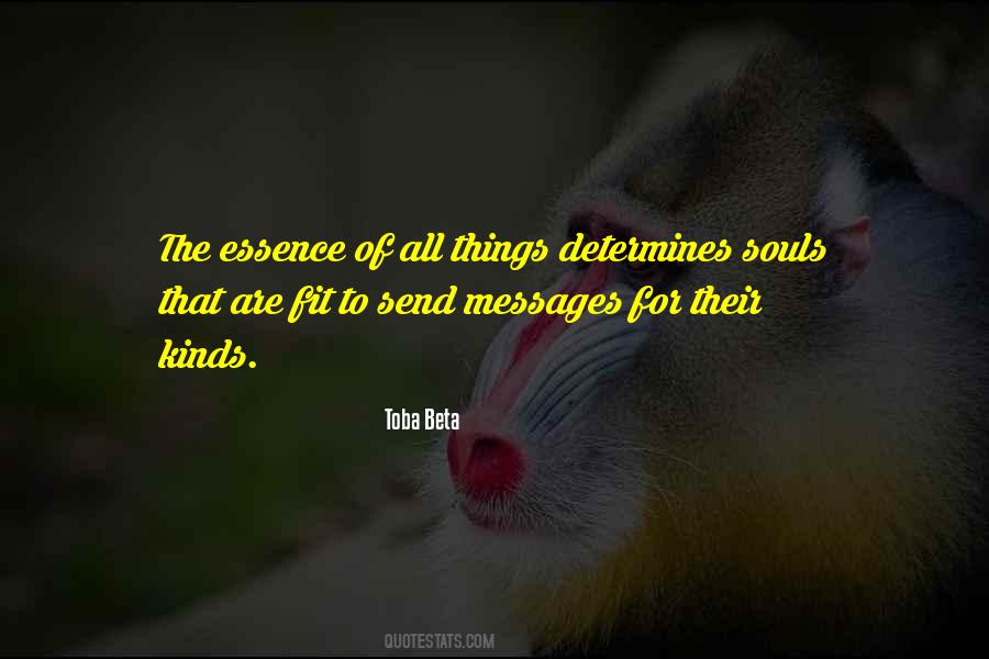 Essence Of Things Quotes #35234