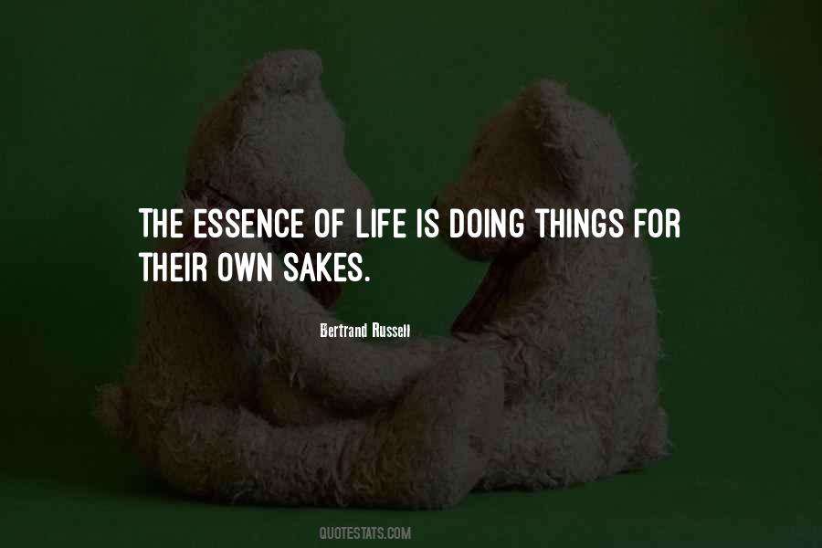 Essence Of Things Quotes #743159