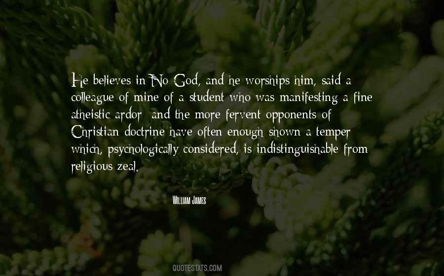 Religious Zeal Quotes #1513327
