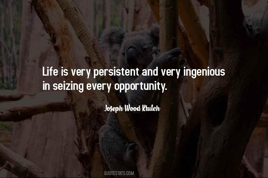 Seizing An Opportunity Quotes #1745220