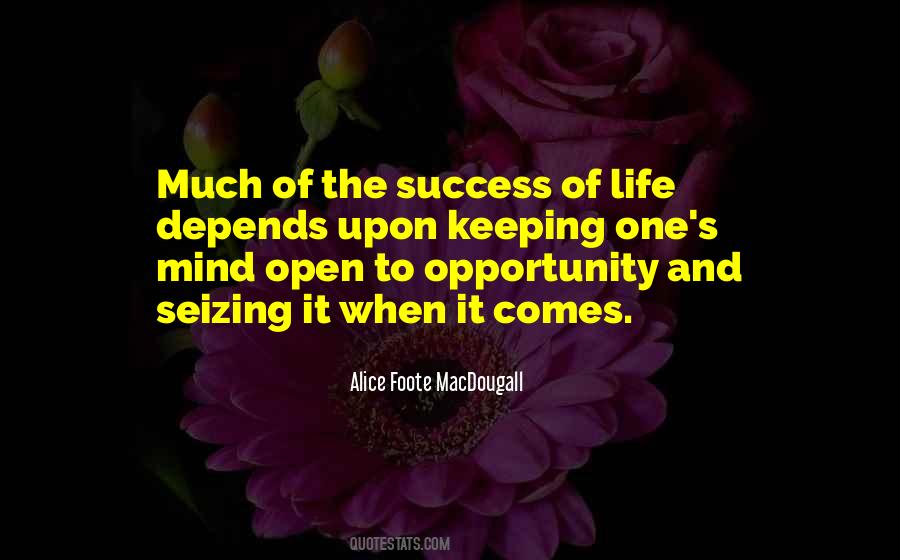 Seizing An Opportunity Quotes #925925
