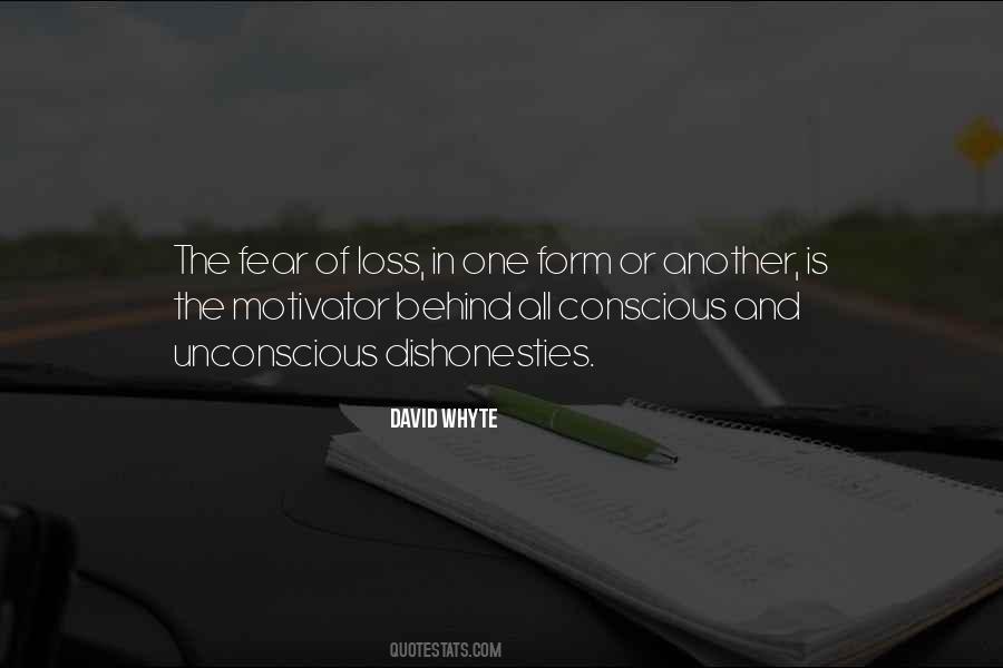 Fear Of Loss Quotes #119626