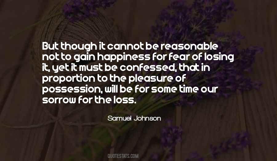 Fear Of Loss Quotes #337160