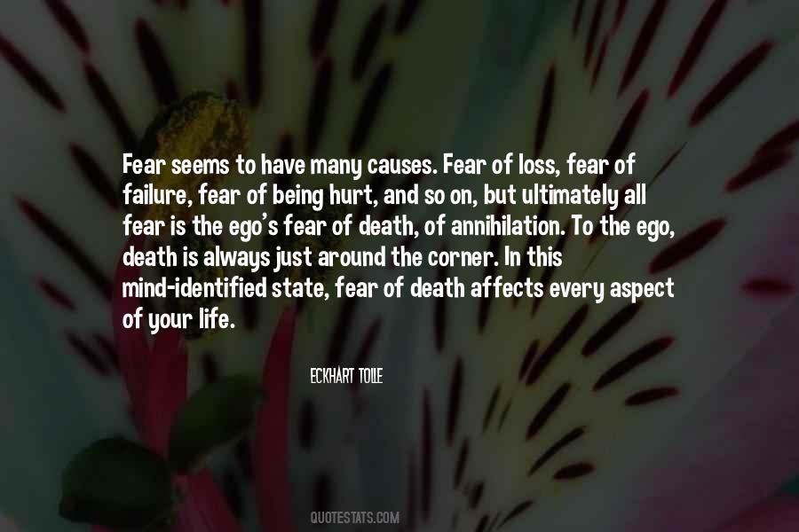 Fear Of Loss Quotes #816750